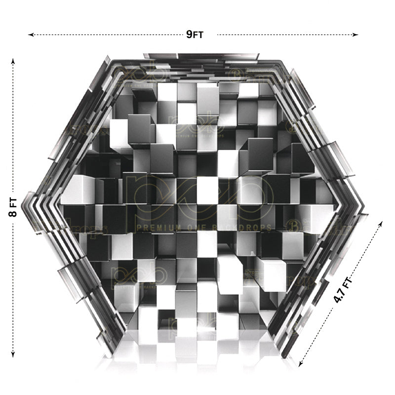 premium one 360 enclosure-Hexagonal Vogue Booth Enclosure