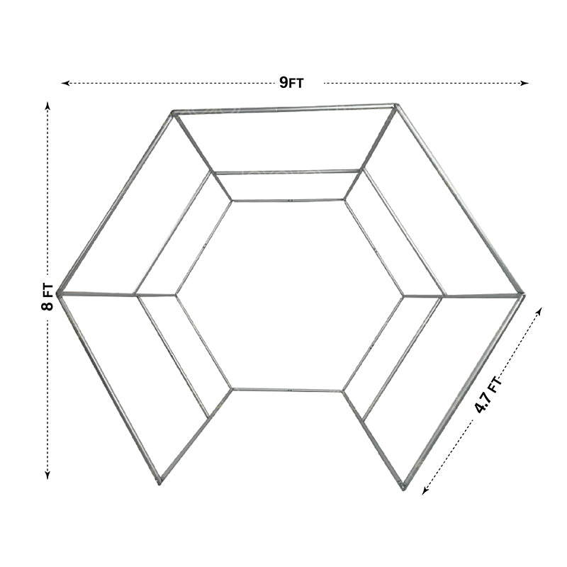 premium one 360 enclosure-Hexagonal Vogue Booth Enclosure