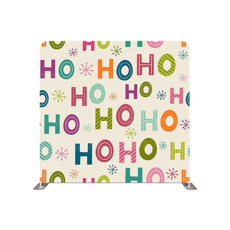 premium one pillowcover backdrops-Ho Retro Christmas