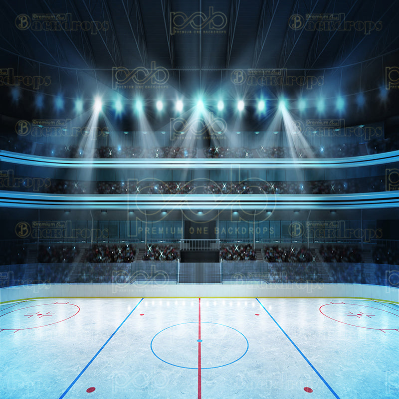 premium one pillowcover backdrops-Hockey Sideline