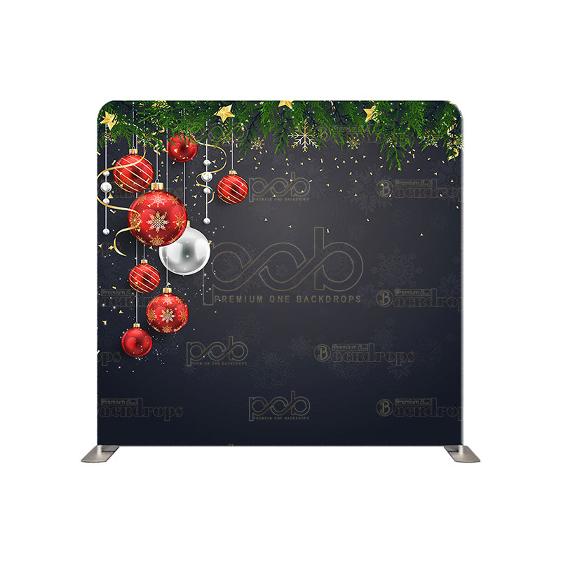 premium one pillowcover backdrops-Christmas wall