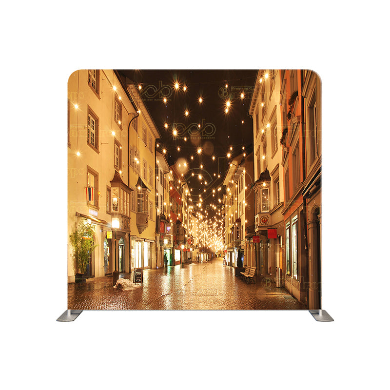 premium one pillowcover backdrops-Holiday Night Stroll