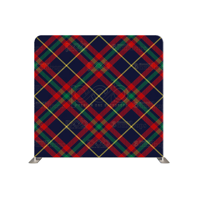 premium one pillowcover backdrops-Holiday Plaid