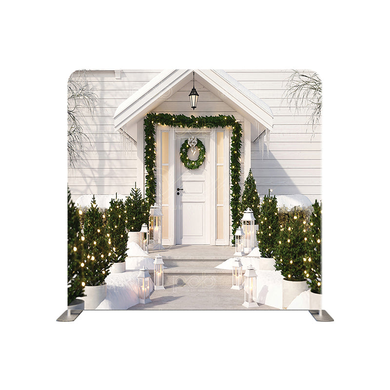 premium one pillowcover backdrops-Home For The Holidays