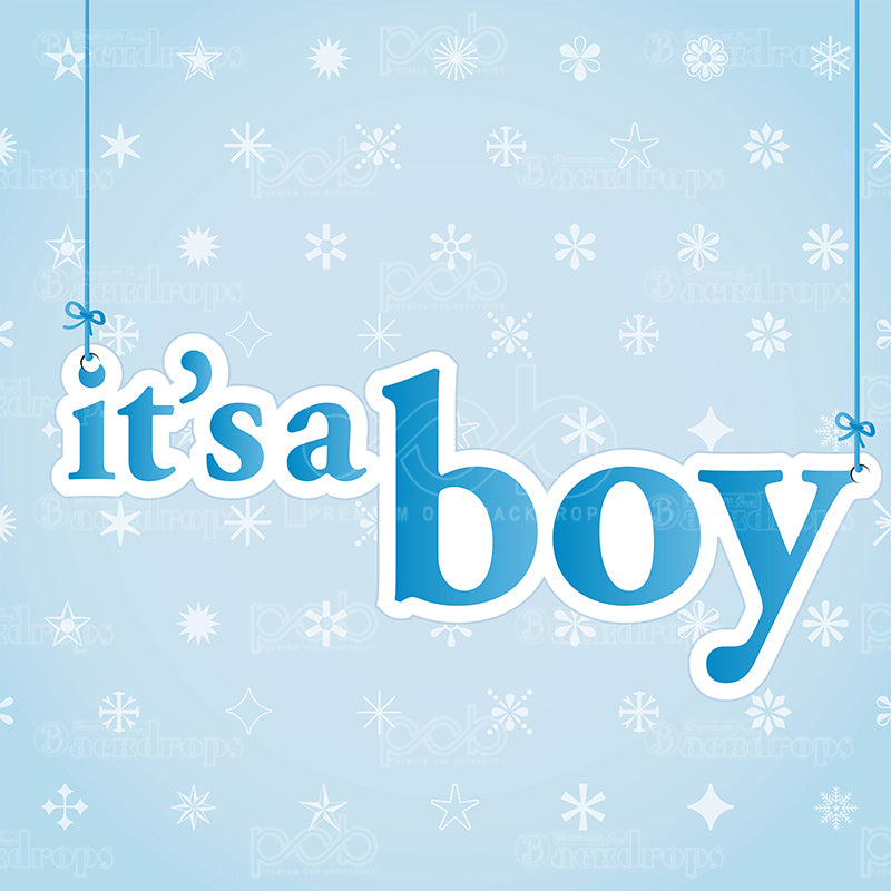 premium one pillowcover backdrops-It s a Boy