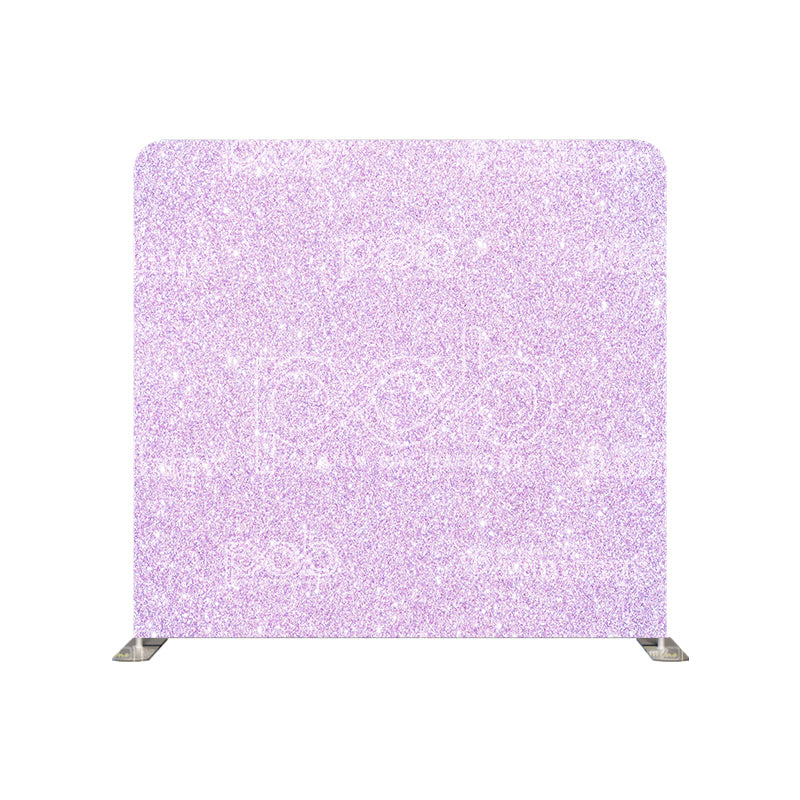 Pillow Cover Backdrop (Light Purple Glitter)