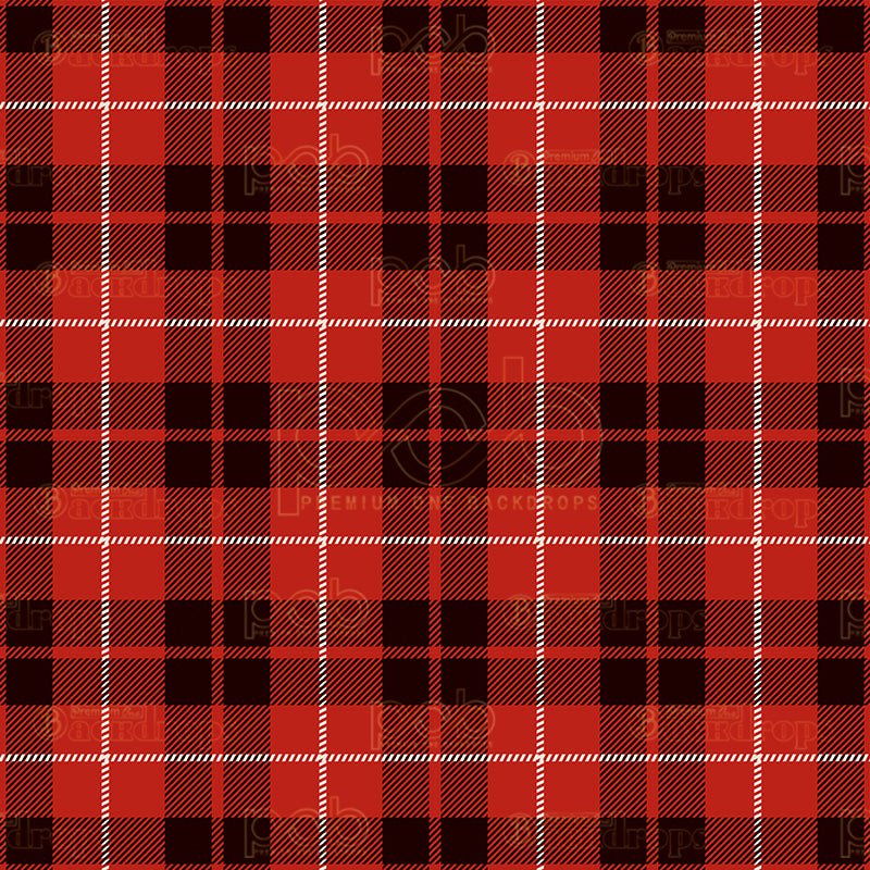 premium one pillowcover backdrops-Lumberjack Plaid