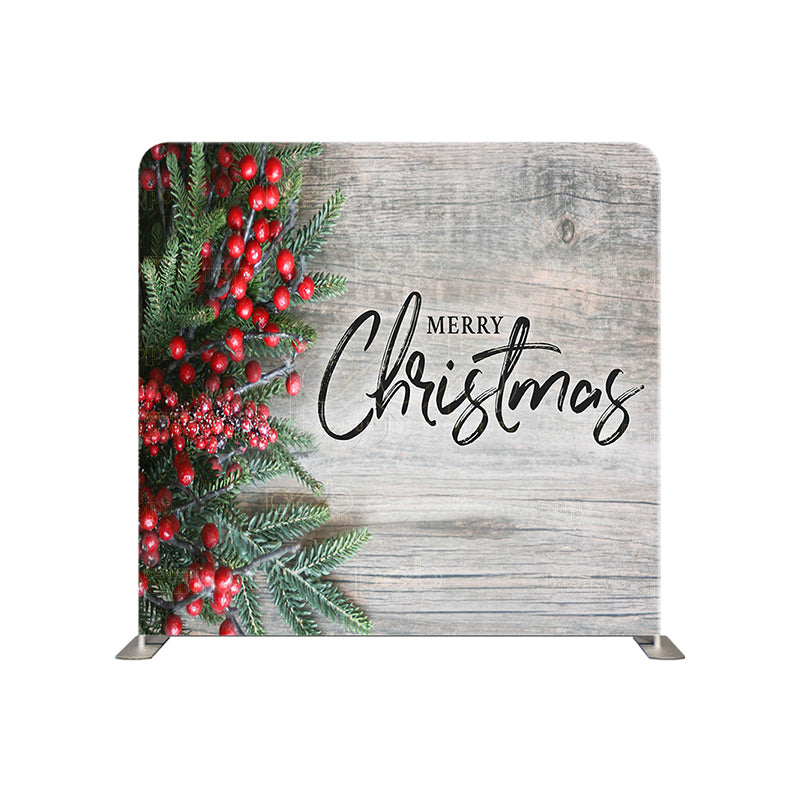 premium one pillowcover backdrops-Merry Christmas Pine Tree