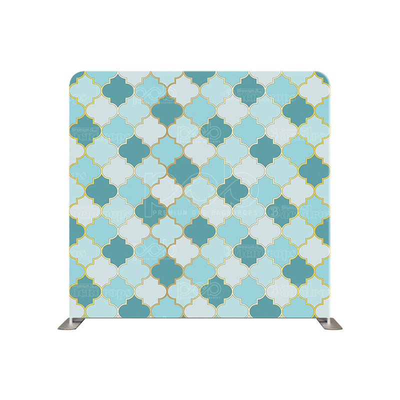 premium one pillowcover backdrops-Moroccan Tiffany