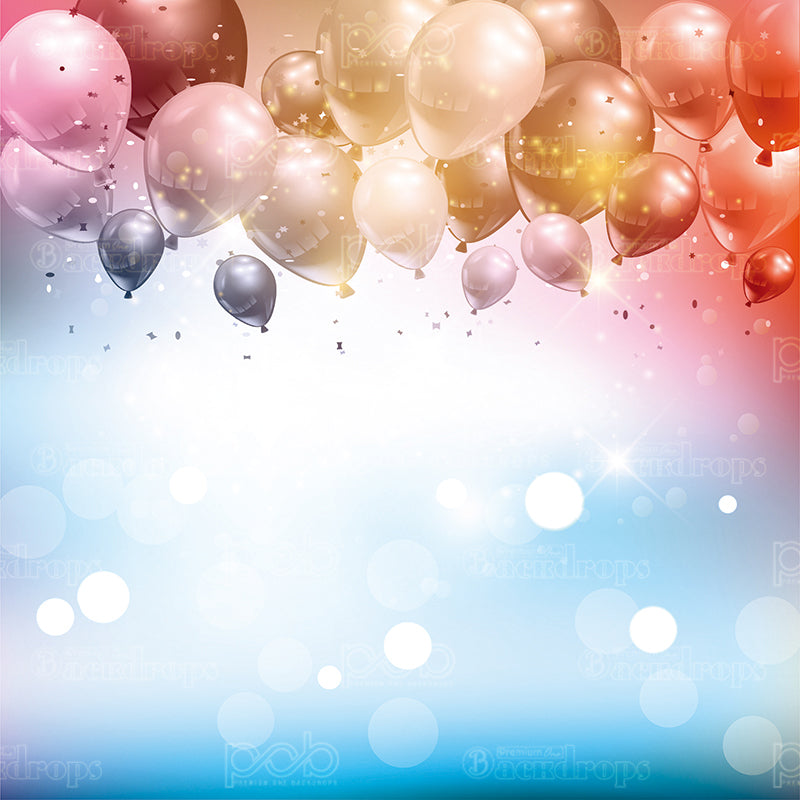 premium one pillowcover backdrops-Multi Balloon Bokeh