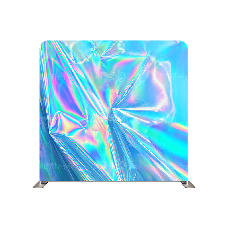 premium one pillowcover backdrops-Multi color surface wrinkled foil