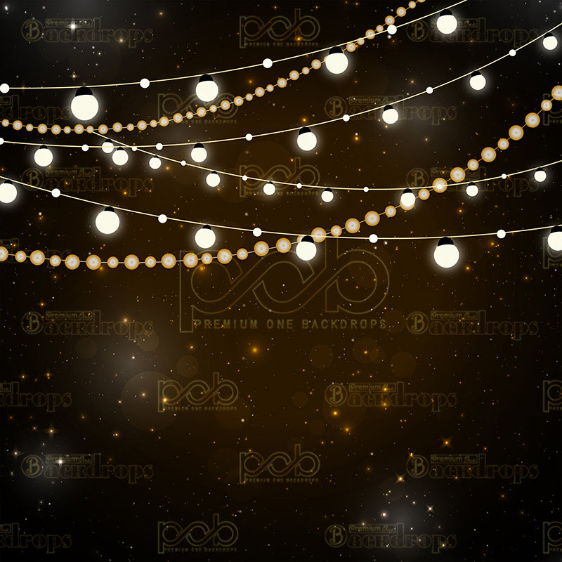 premium one pillowcover backdrops-Night Multi Lights