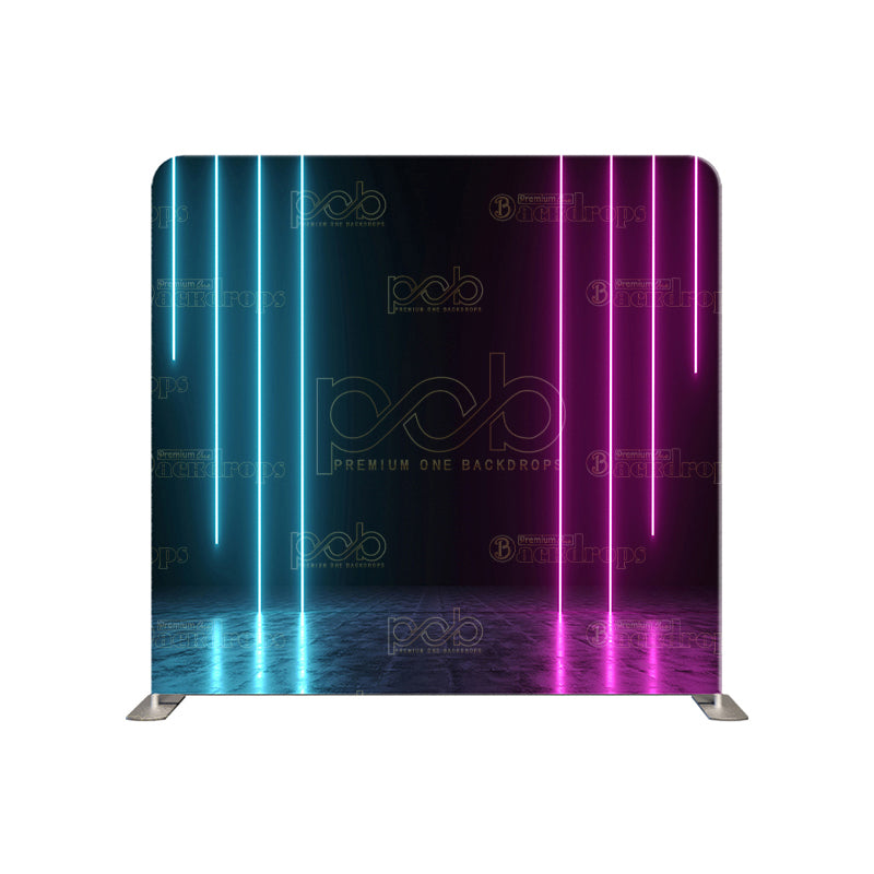 premium one pillowcover backdrops-Nightclub Neon Lights