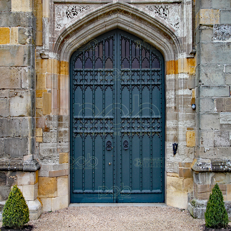 premium one pillowcover backdrops-OLD ENGLISH DOOR