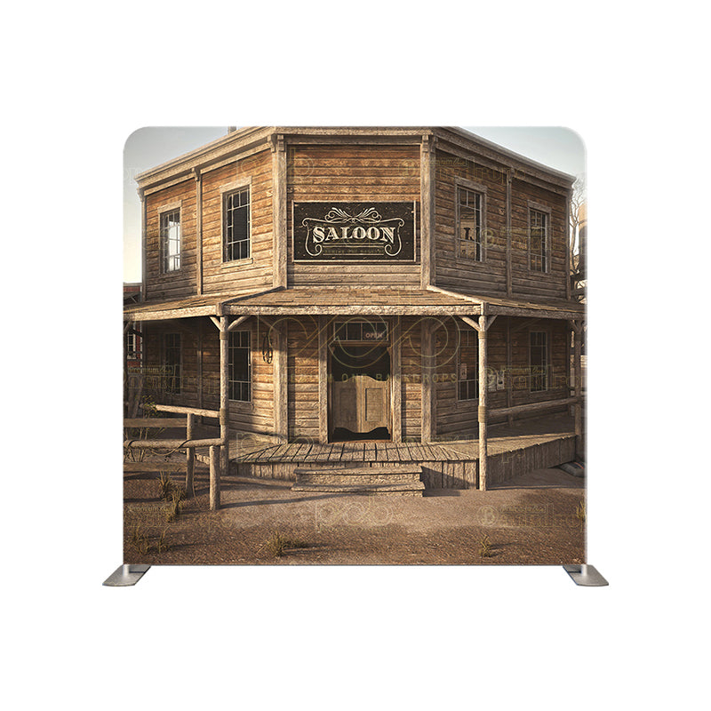 premium one pillowcover backdrops-OLD WEST WATERING HOLE