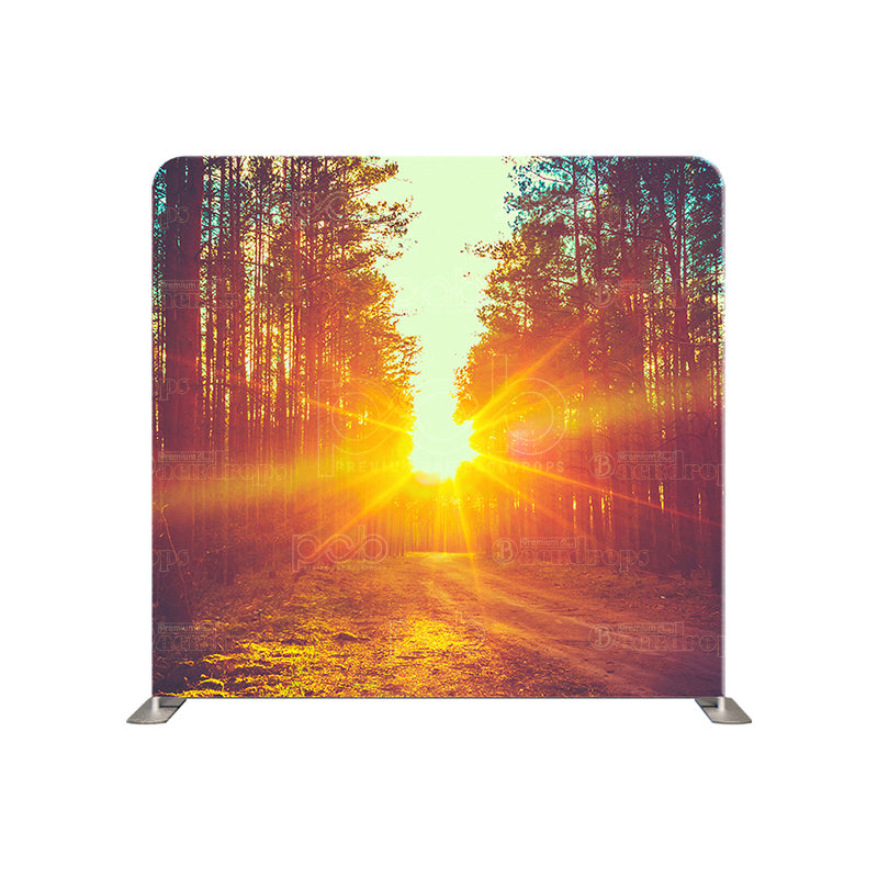 premium one pillowcover backdrops-Old Country Road