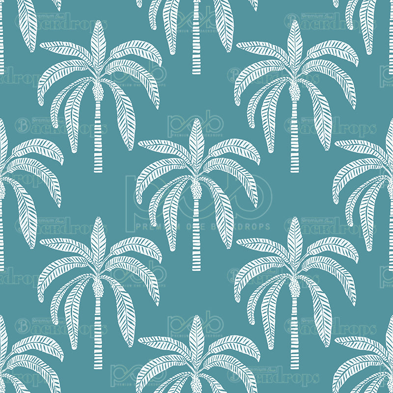 premium one pillowcover backdrops-Palm tree seamless wall