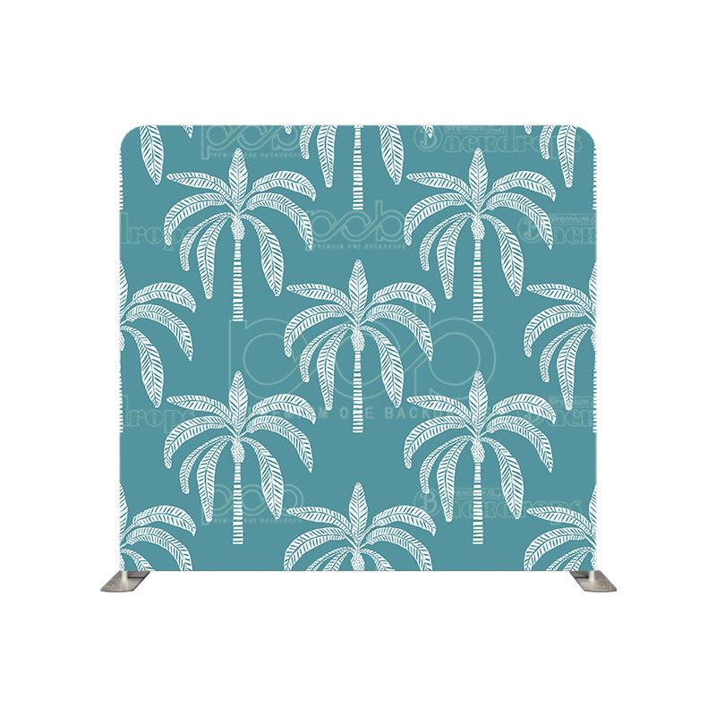 premium one pillowcover backdrops-Palm tree seamless wall