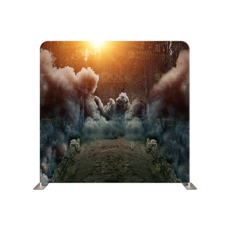 premium one pillowcover backdrops-Pathway to the Sun