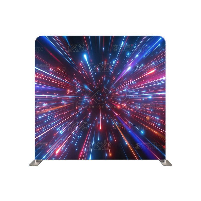 premium one pillowcover backdrops-Patriotic Fireworks