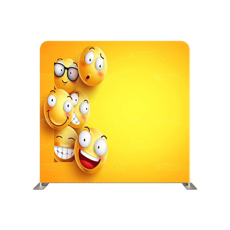 premium one pillowcover backdrops-Peepin Emojis