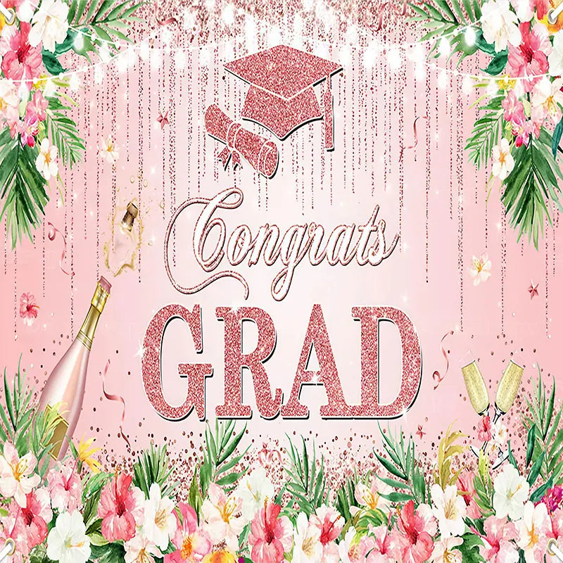 Pillow_Cover_Backdrops_Congrats_Grad_with_Flowers-pob-backdrops