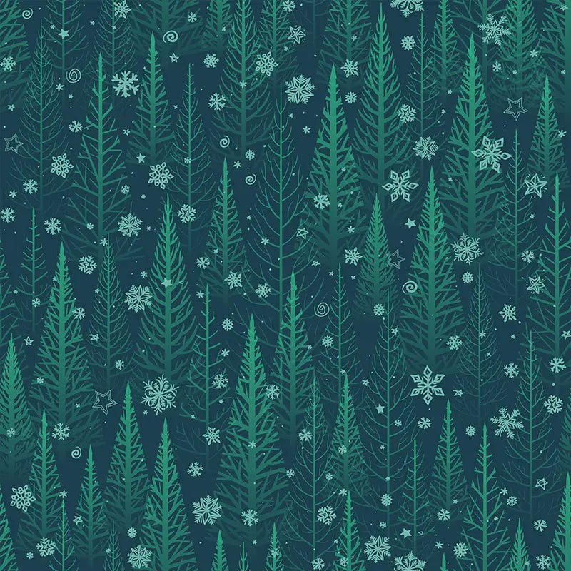 Pillow_Cover_Backdrops_multi_green_falling_snowflake-pob-backdrops