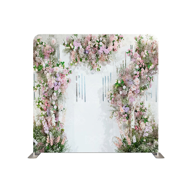 premium one pillow cover backdrops-Plum Flowers Each Way