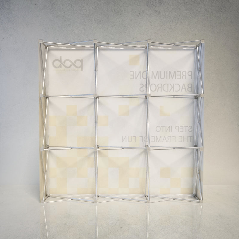 Straight Fabric Pop Up Display With Side