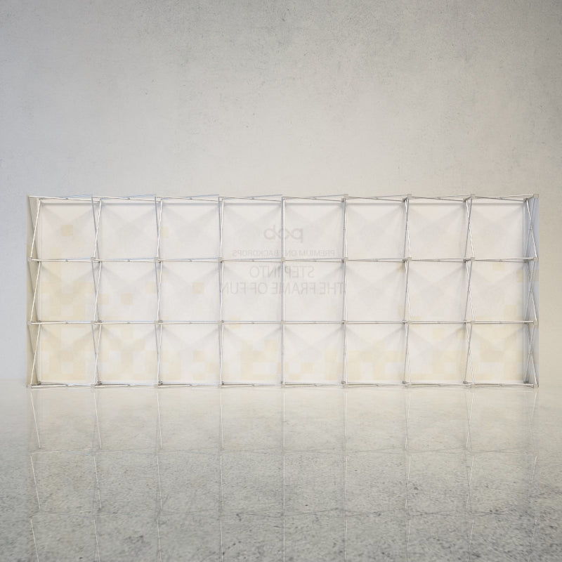 Straight Fabric Pop Up Display With Side