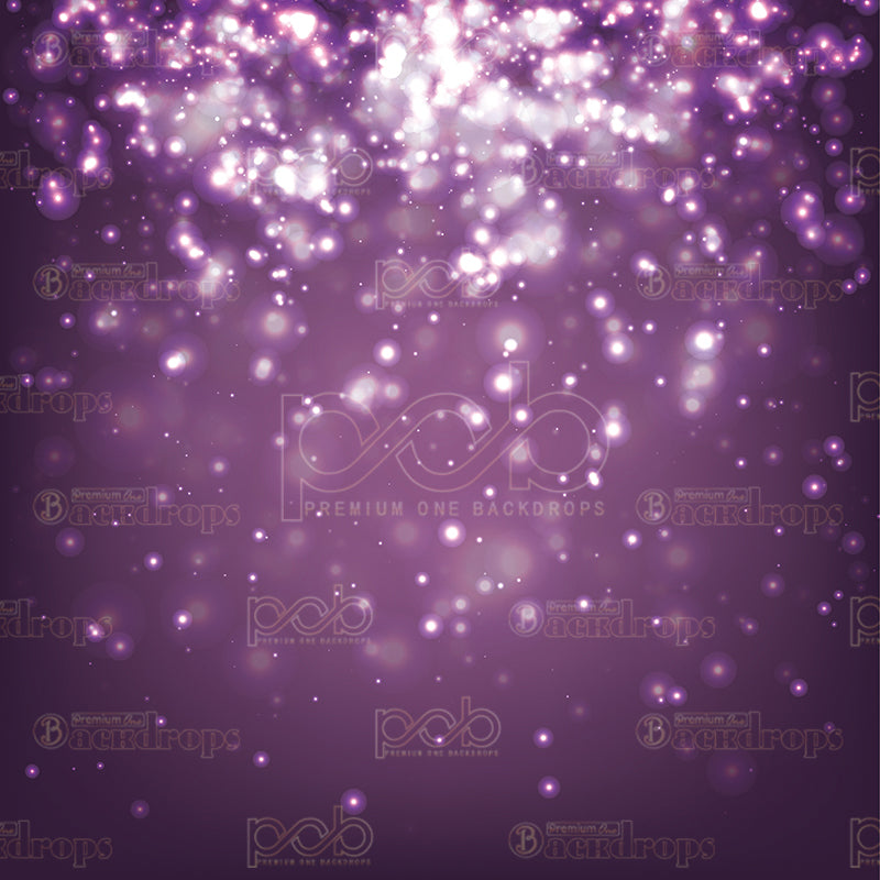 premium one pillowcover backdrops-Purple Bokeh