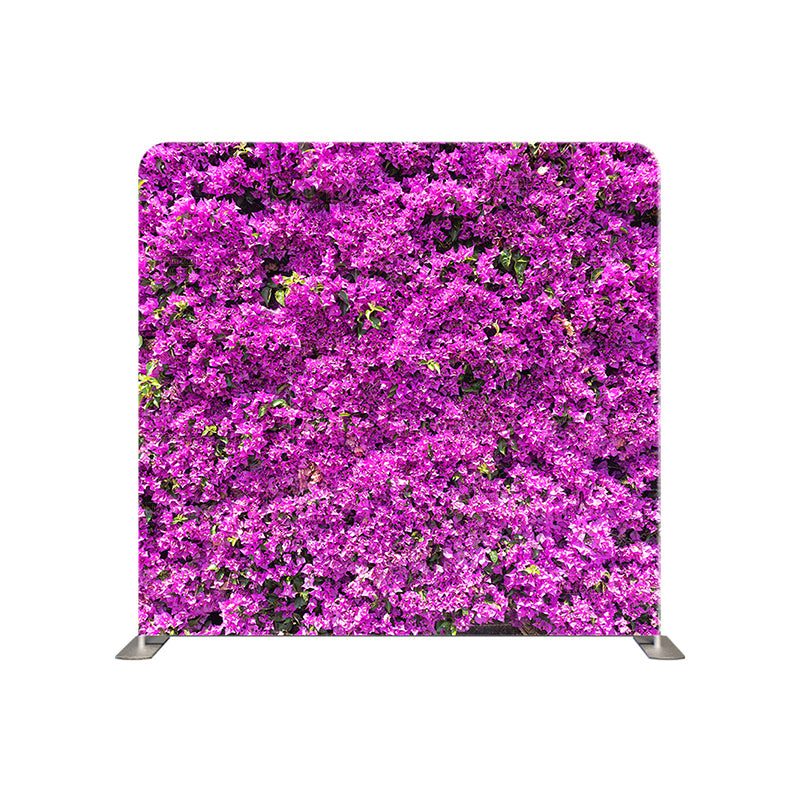 premium one pillow cover backdrops-Purple Bush Garden