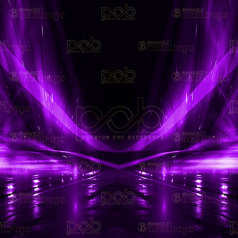 premium one pillowcover backdrops-Purple Rave