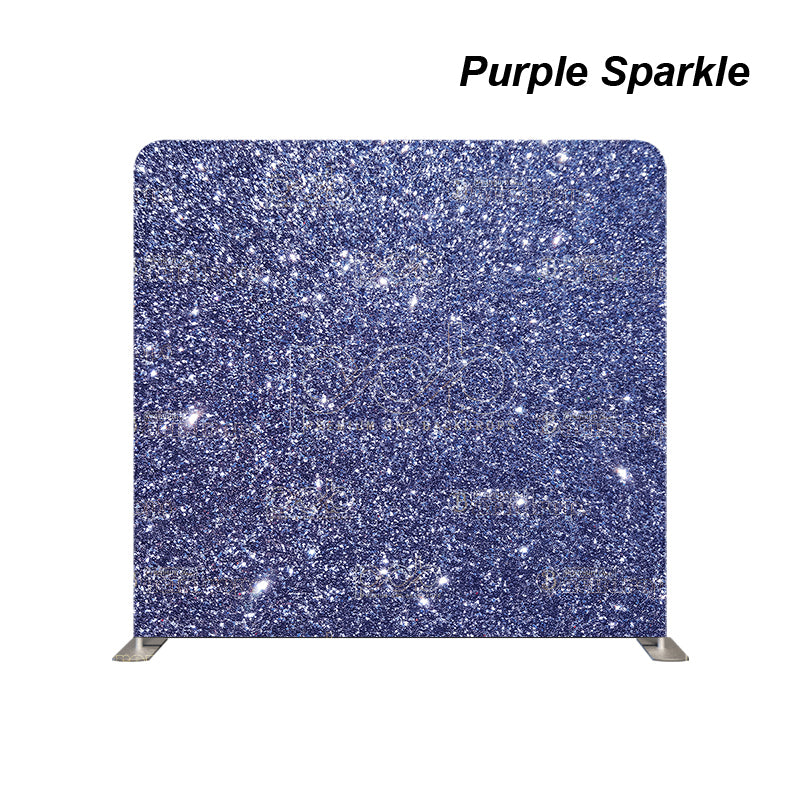 Pillow Cover Backdrop(Purple Sparkle)