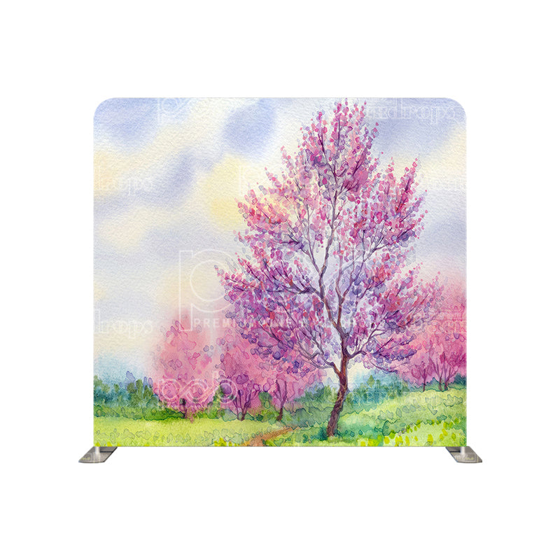 Pillow Cover Backdrop (Purple Spring)