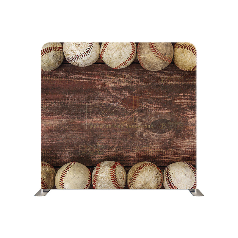 premium one pillowcover backdrops-RUGGED BASEBALL