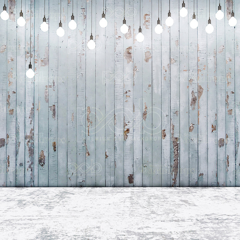 premium one pillowcover backdrops-RUSTIC BARN LIGHTS