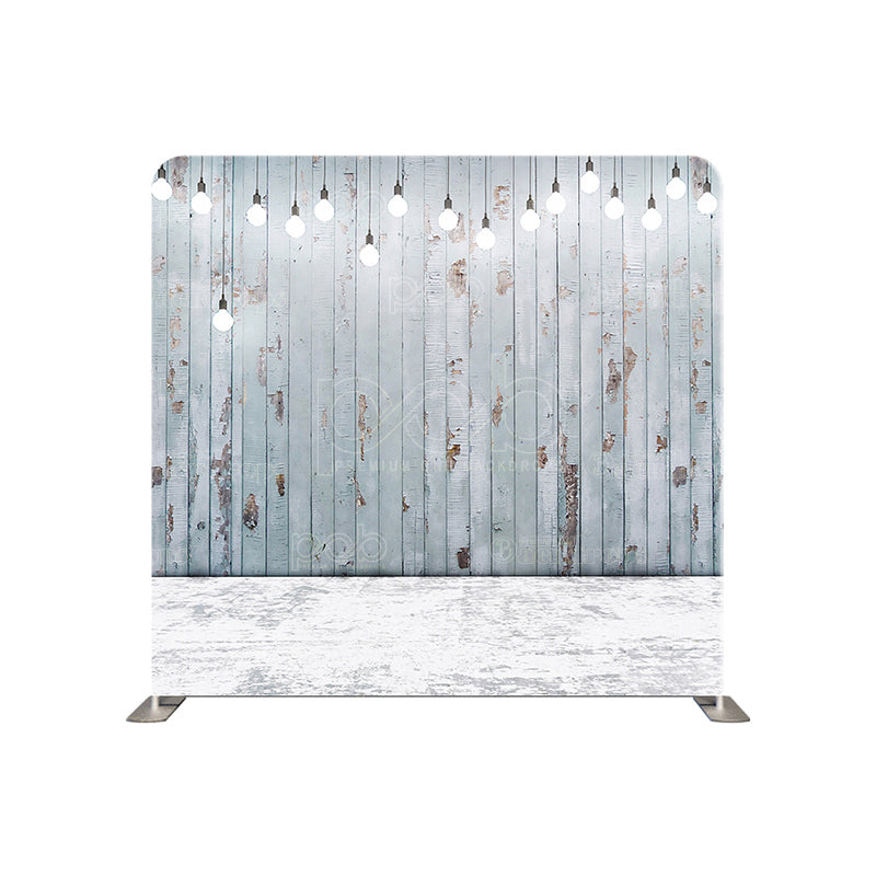 premium one pillowcover backdrops-RUSTIC BARN LIGHTS