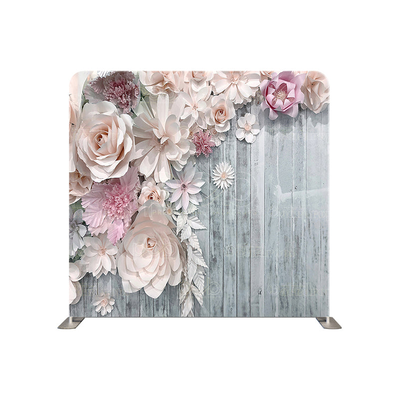 premium one pillowcover backdrops-RUSTIC CHIC BARNWOOD