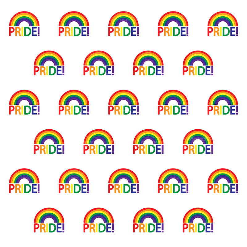 premium one pillowcover backdrops-Rainbows Mean Pride