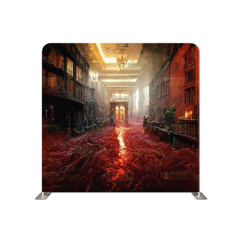 premium one pillowcover backdrops-Red River