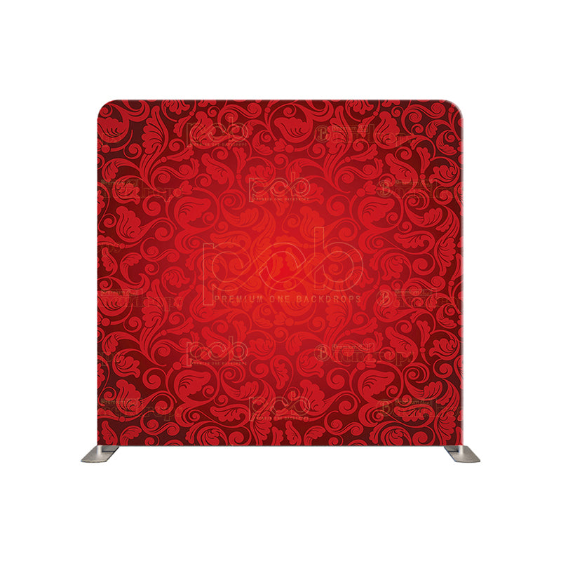 premium one pillowcover backdrops-Red Rose Vine