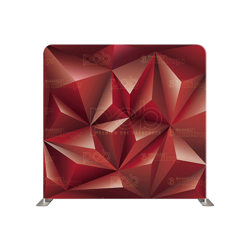 premium one pillowcover backdrops-Ruby Geometric