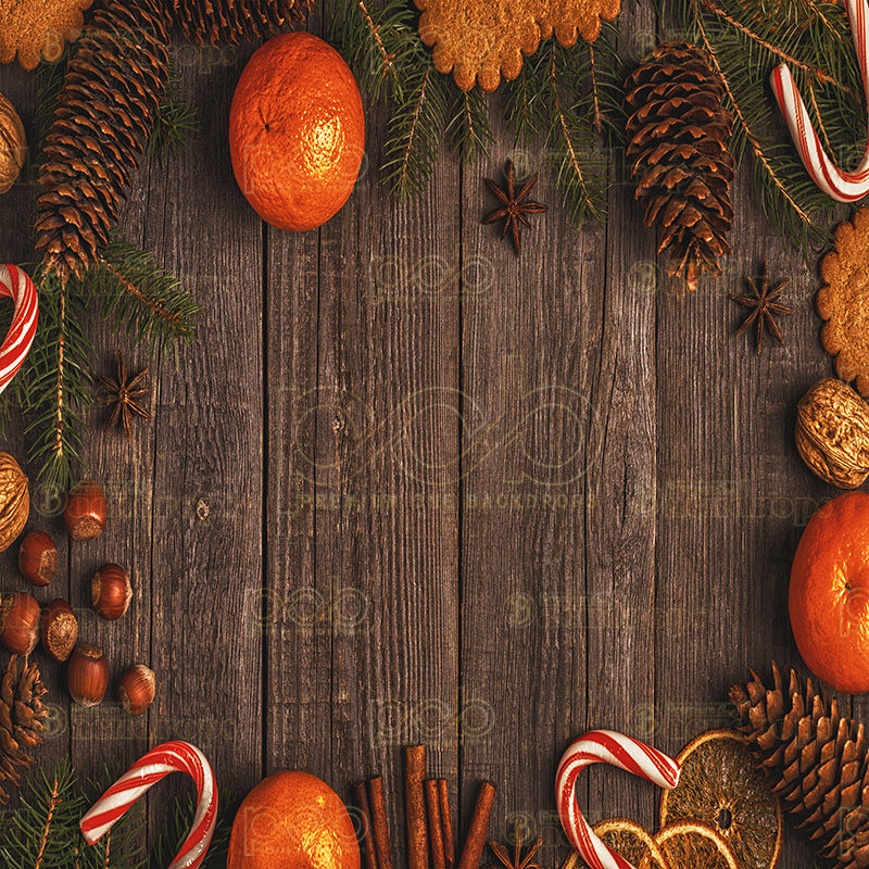 Pillow Cover Backdrop (Rustic Winter Holiday)
