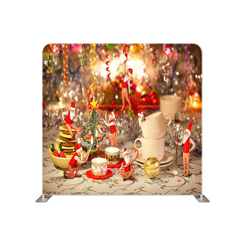 premium one pillowcover backdrops-Santa Helpers