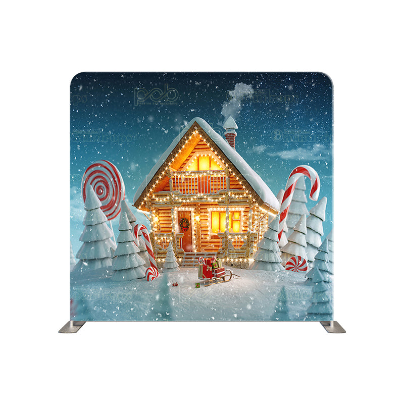 premium one pillowcover backdrops-Santas Workshop