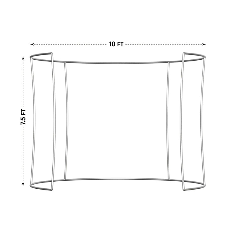 Semi circle 360 enclosure-10FT X 7.5FT