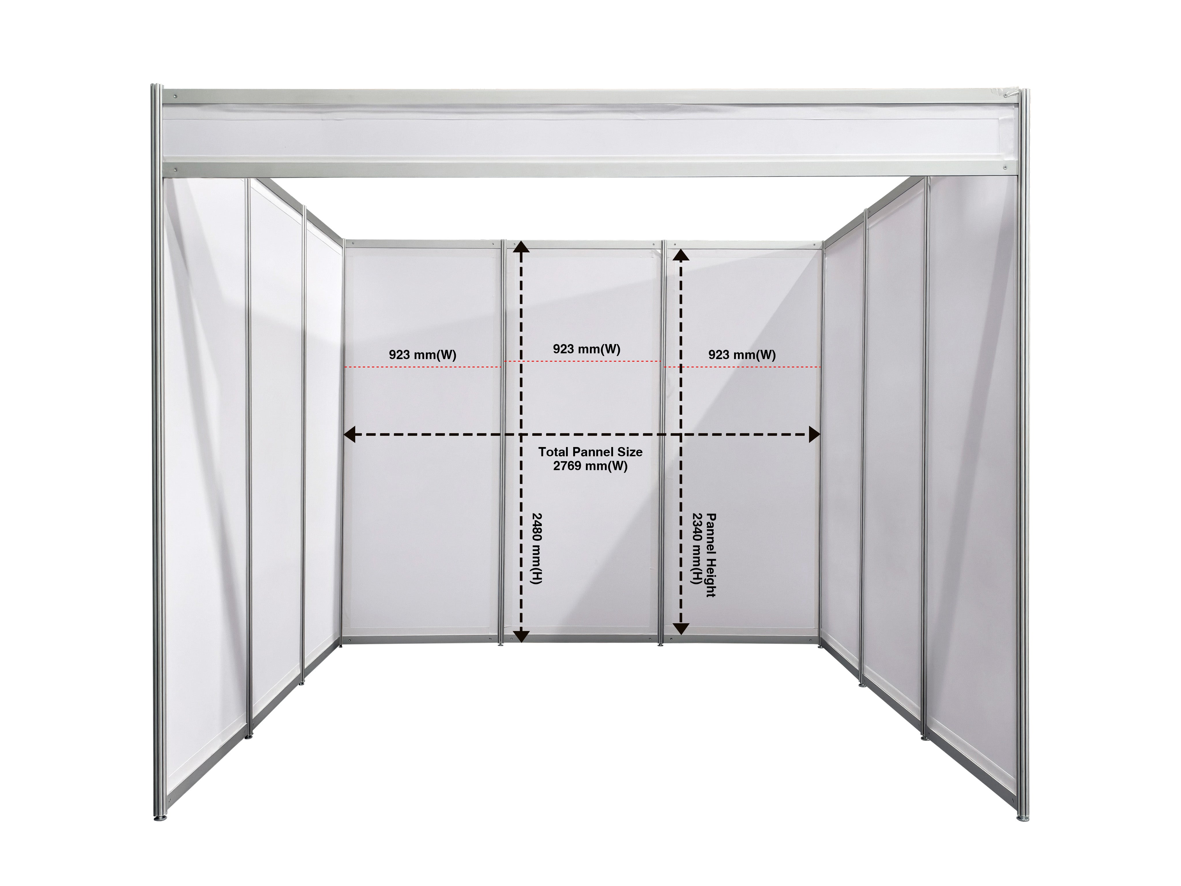 Shell Scheme Exhibition Graphics for 10ft Wide x 6.5ft Depth Booth