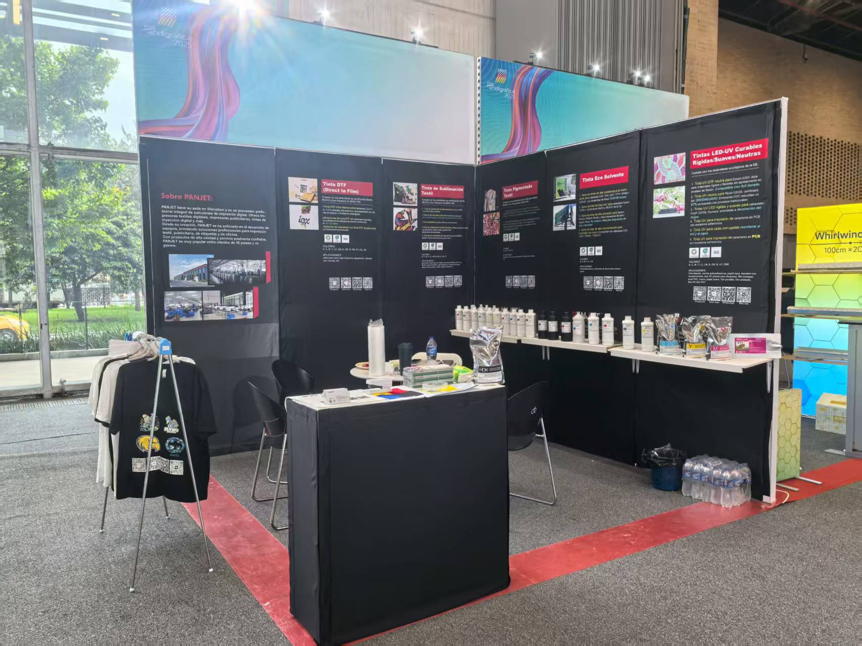 Back Wall Shell Scheme Exhibition Graphics