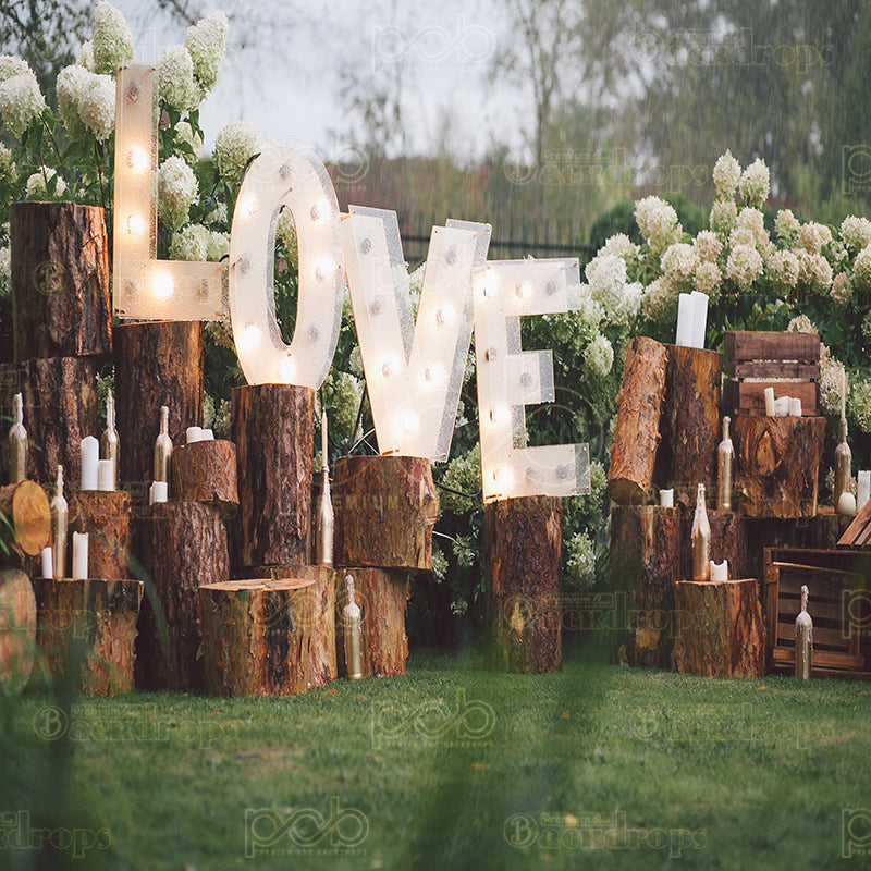 premium one pillowcover backdrops-Sideways Love